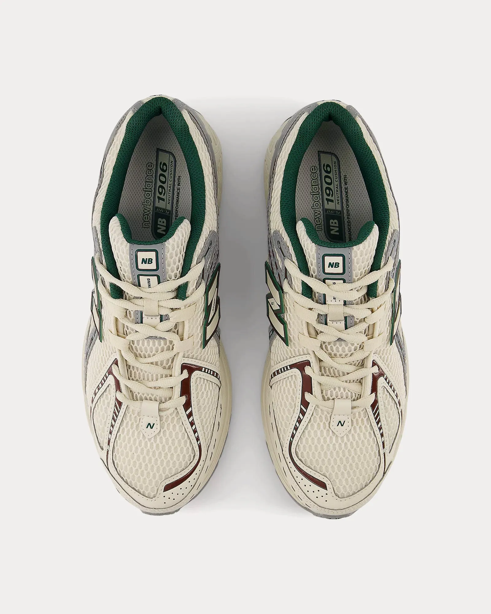 1906r Linen / Slate Grey / Nightwatch Green Low Top Sneakers