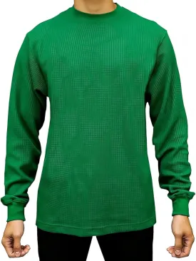 Access Heavyweight Crew Neck Thermal Shirts for Men, Crafted from Rugged Waffle Knit Fabric, Men's Thermal Long Sleeve Shirt