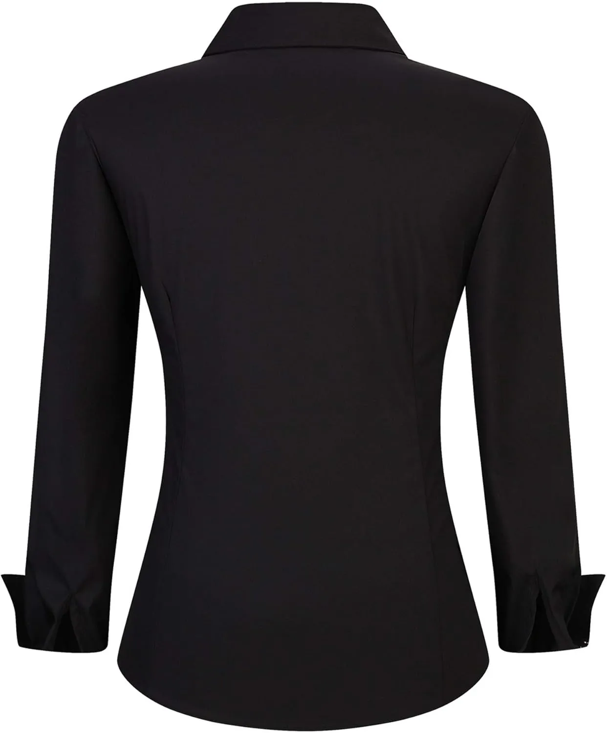 Alex Vando Womens Button Down Shirt Wrinkle Free Casual Long Sleeve Work Blouse Tops