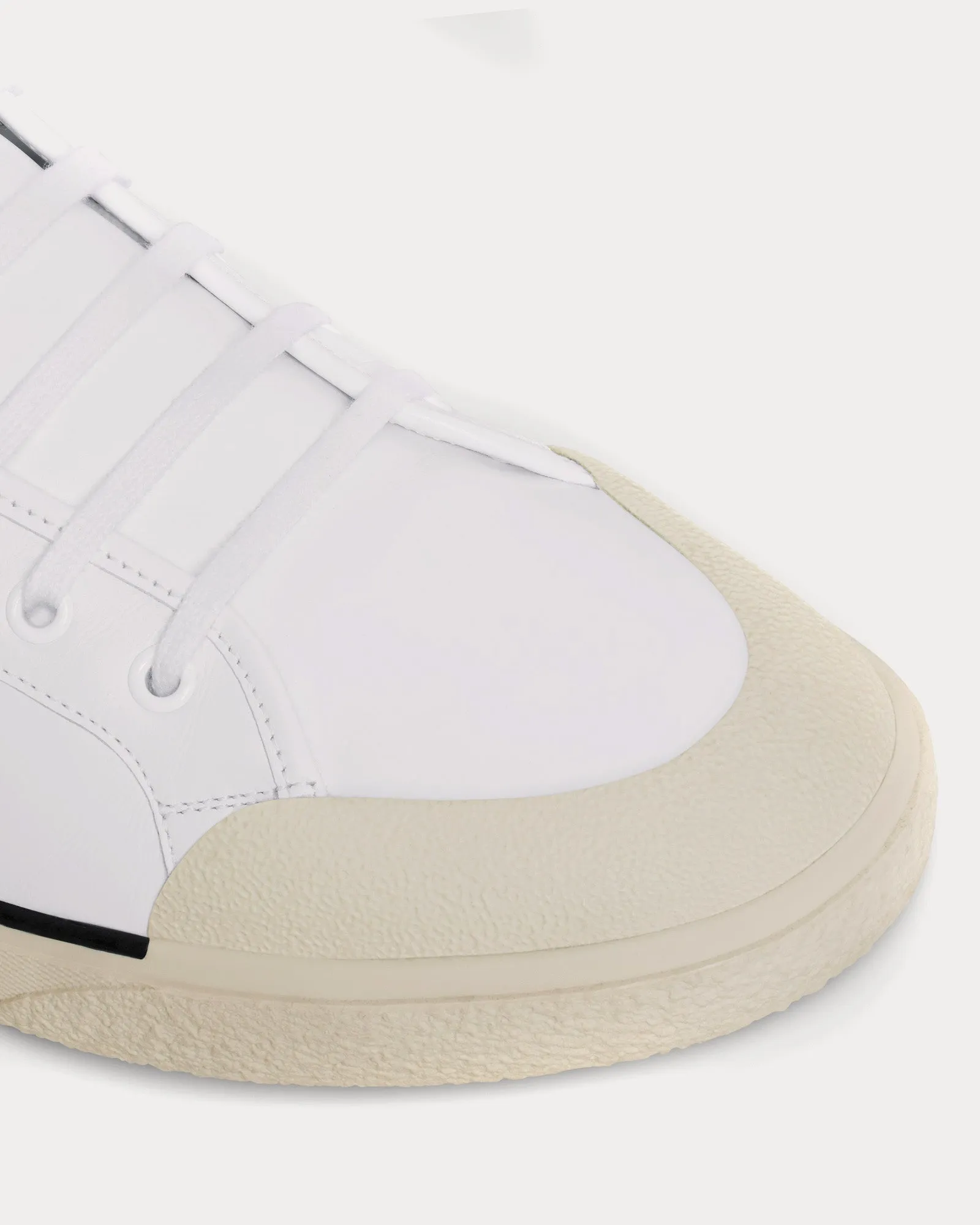 AS-02 Alan Lace-Up Optic White Mid Top Sneakers