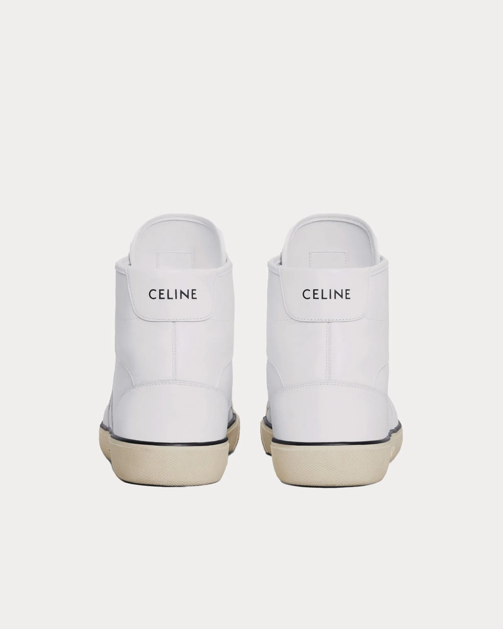 AS-02 Alan Lace-Up Optic White Mid Top Sneakers