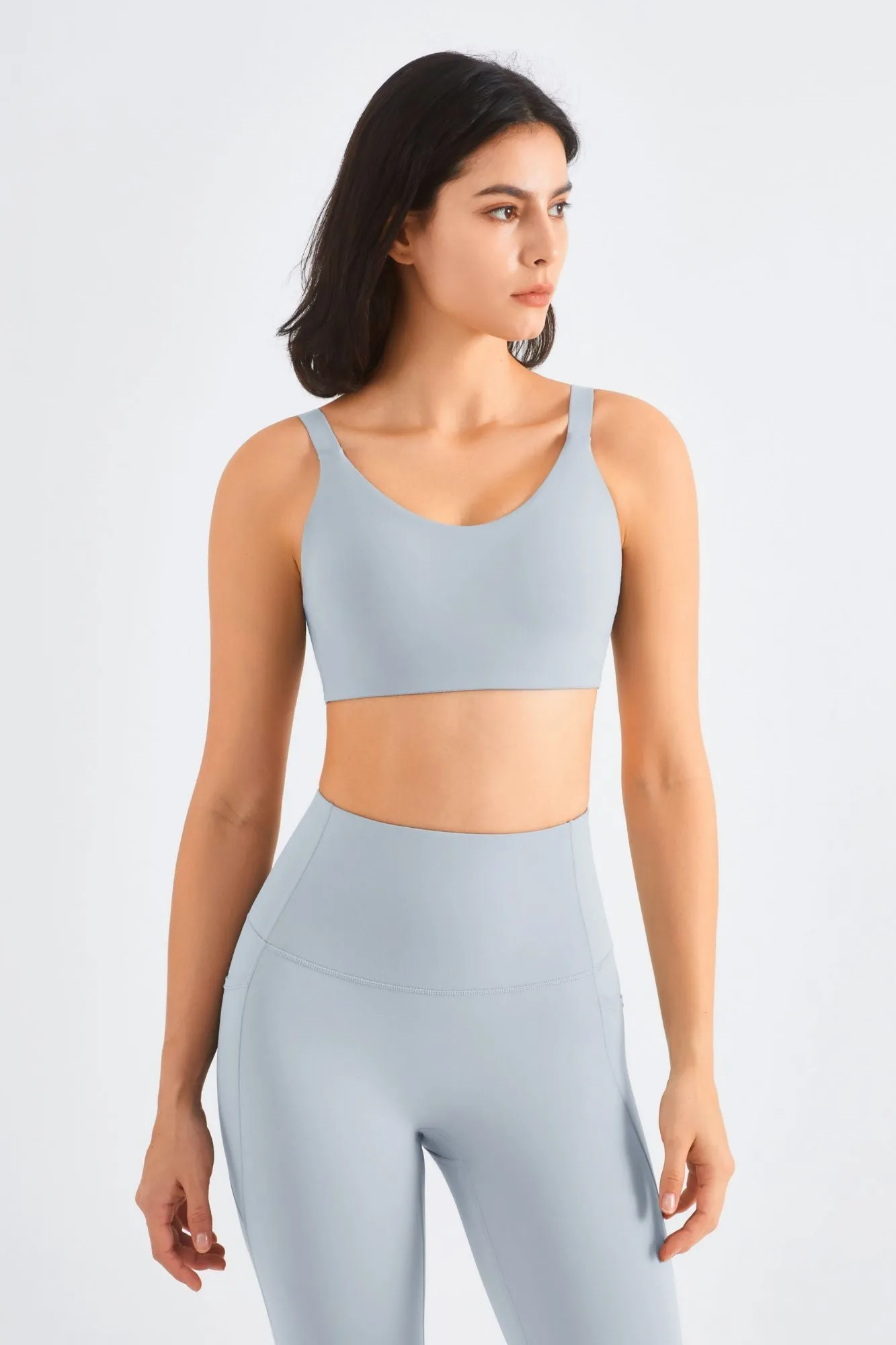 Backless Sports Bra & Gym Leggings Activewear Set