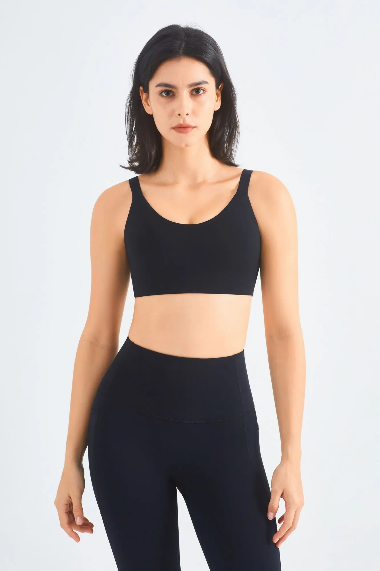 Backless Sports Bra & Gym Leggings Activewear Set