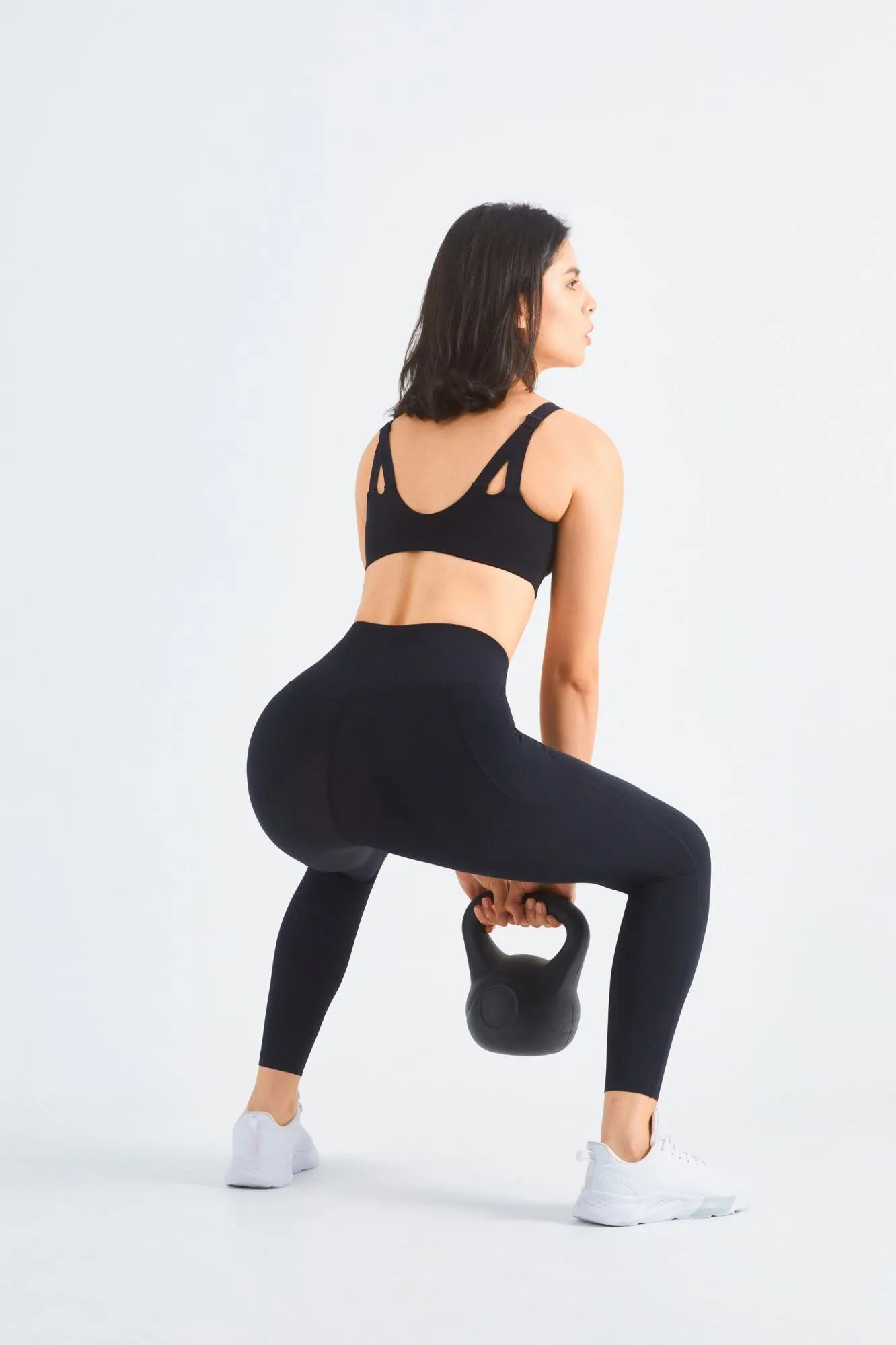 Backless Sports Bra & Gym Leggings Activewear Set