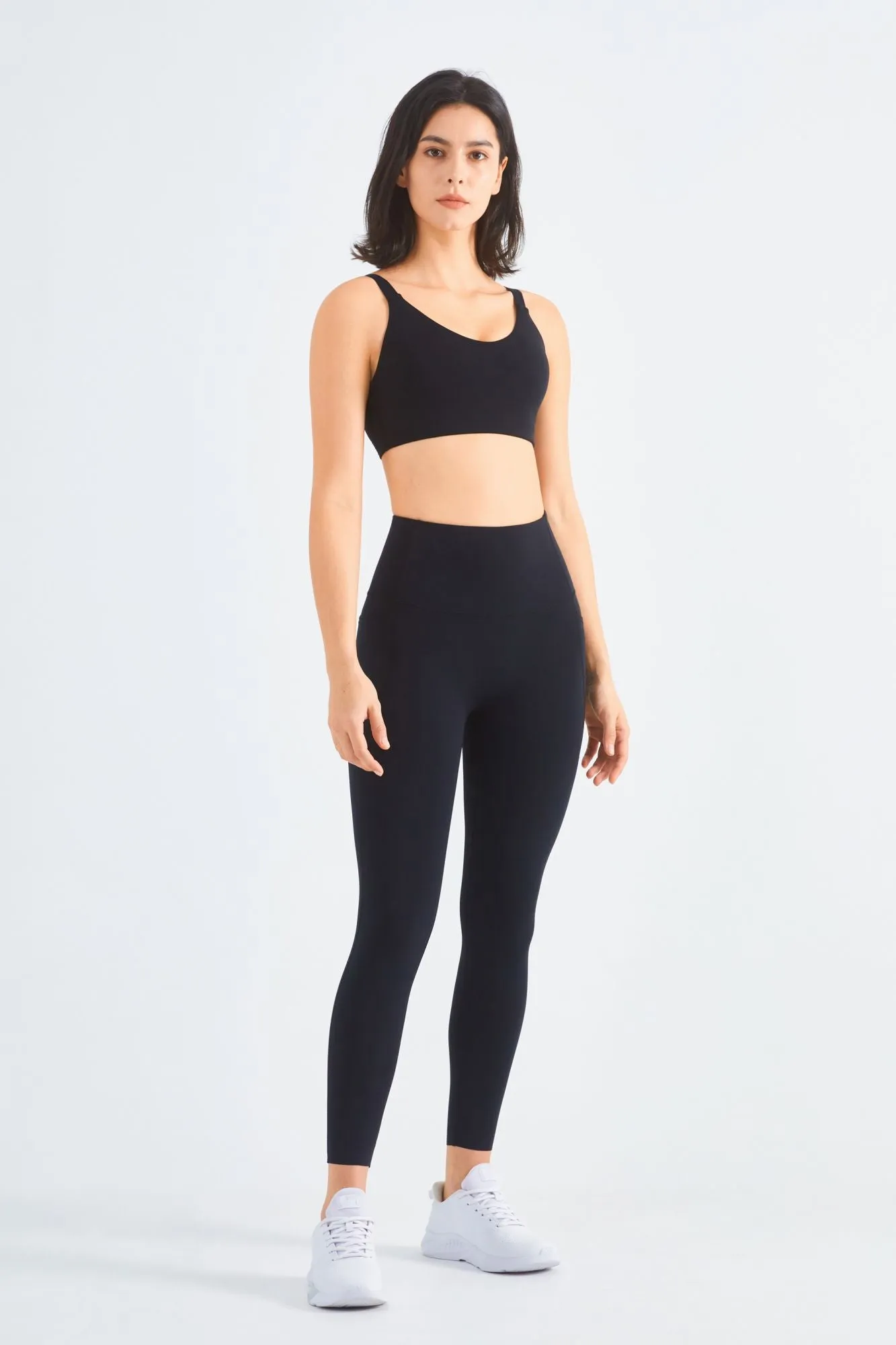 Backless Sports Bra & Gym Leggings Activewear Set