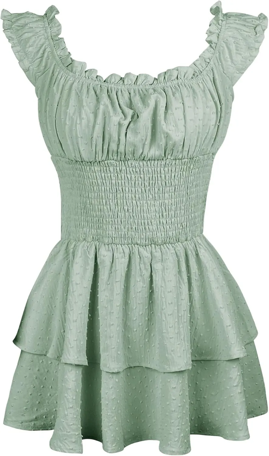 Bingerlily Womens Summer Off Shoulder Mini Dress Cute Chiffon Slim Fit Dresses