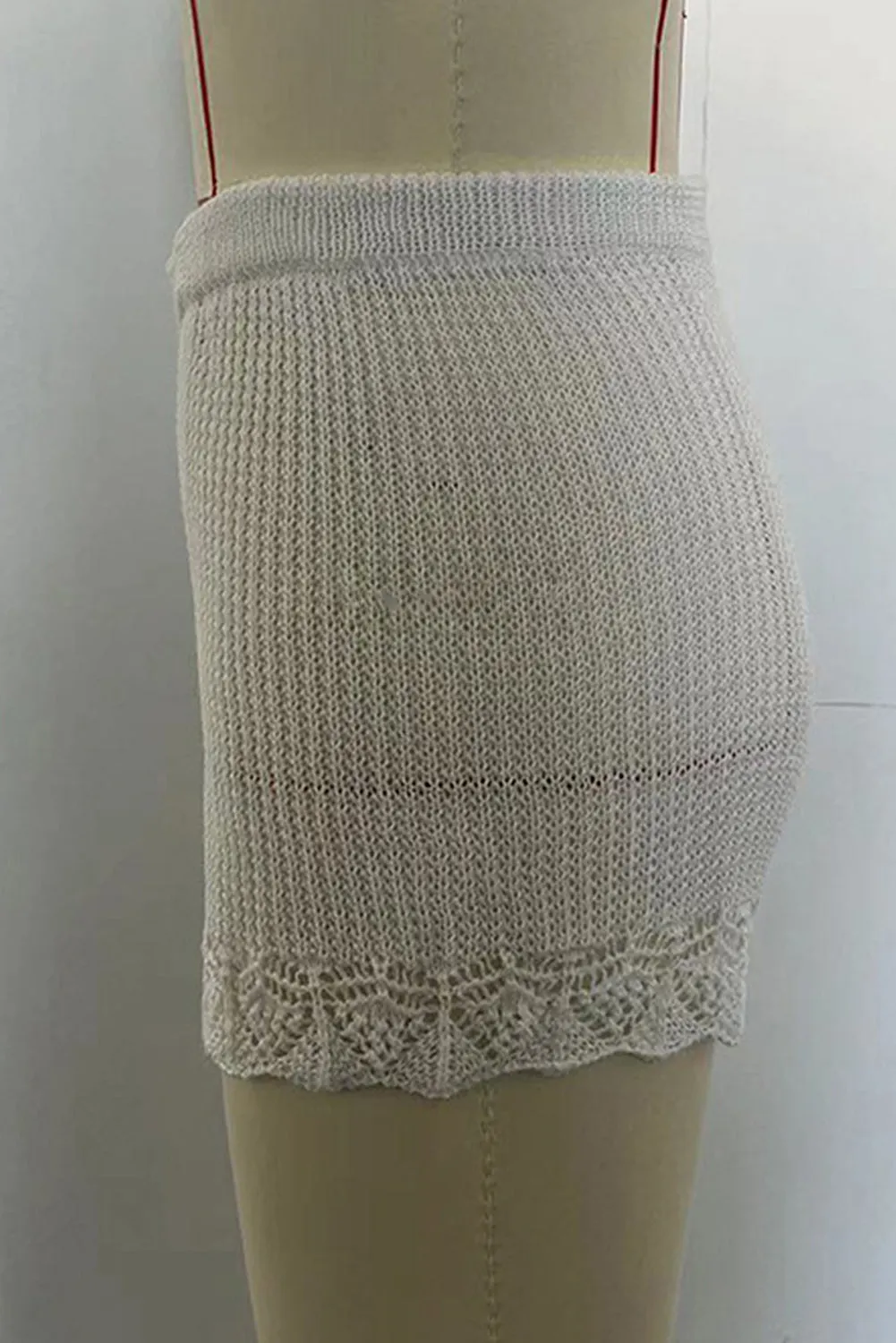 Boho Chic White Crochet Beach Shorts
