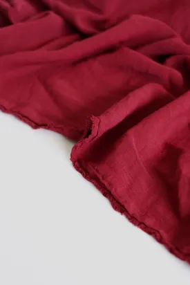 Burgundy Florence Stretch Woven