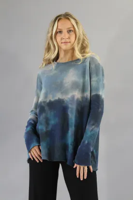 Cozy Sweater Ombre Blue