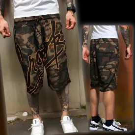 ^CROOKS & CASTLES^ (CAMOUFLAGE) ~SPLASH SCRIPT~ SUMMER SHORTS