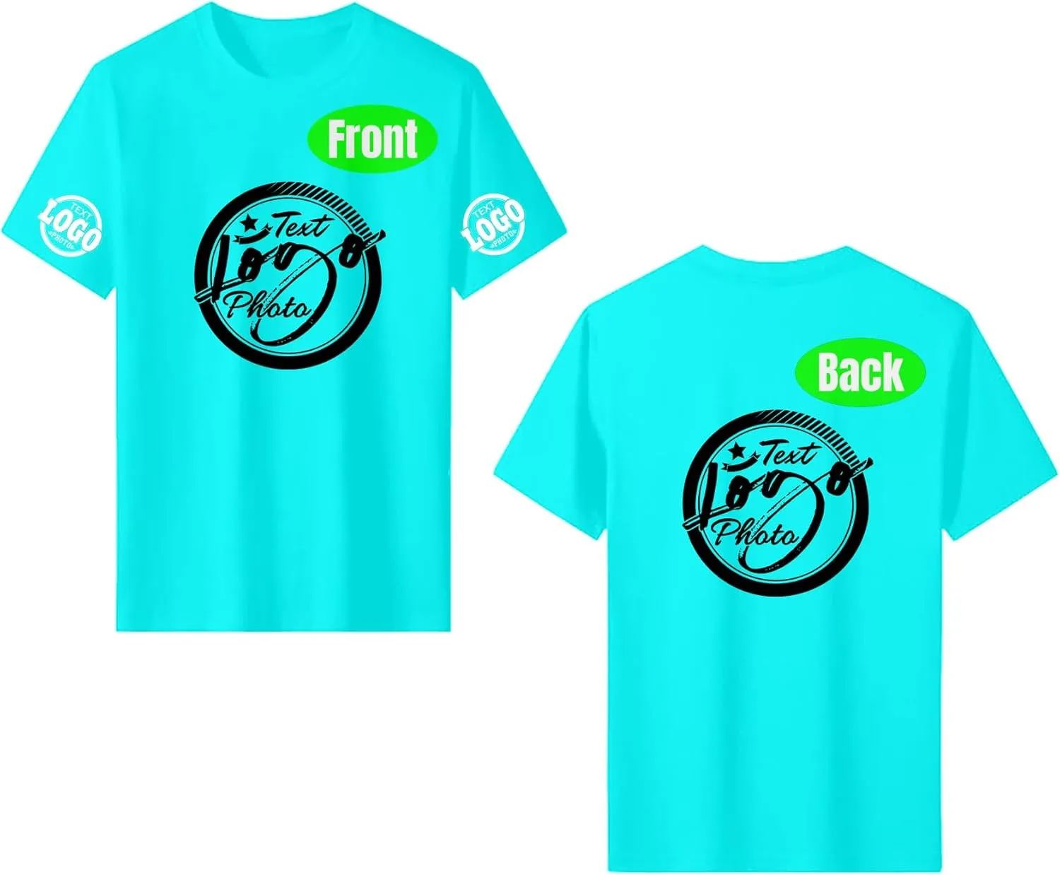 Custom T Shirts for Women Men with Your Text Photo Logo Personalized T Shirts Custom Shirt Design Your Own Custom Tee Shirt