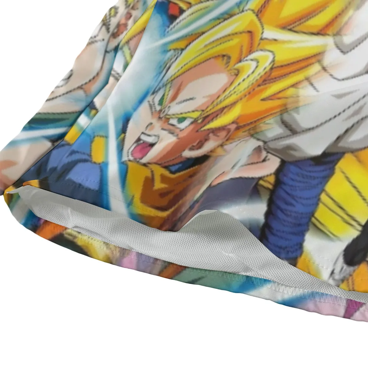 DBZ Goku Gohan Goten Super Saiyan Kamehameha Color Design Beach Pants