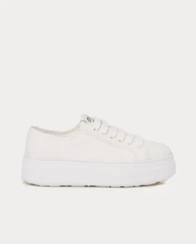 Denim White Low Top Sneakers