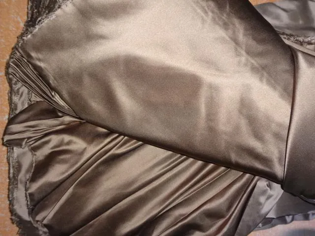 DUTCHESS SATIN BROWN COLOR 54&quot; wide