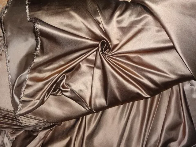 DUTCHESS SATIN BROWN COLOR 54&quot; wide