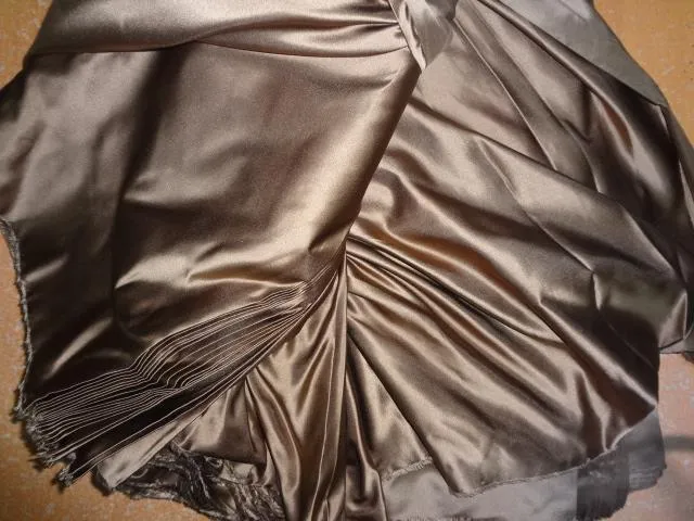 DUTCHESS SATIN BROWN COLOR 54&quot; wide