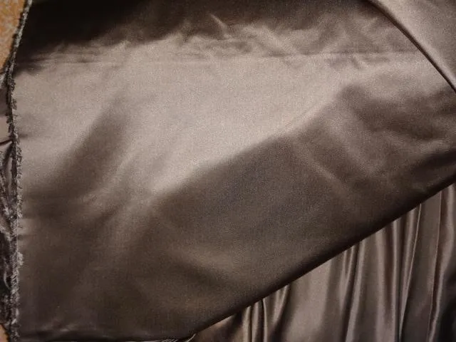 DUTCHESS SATIN BROWN COLOR 54&quot; wide