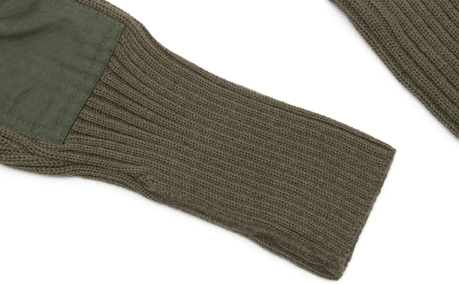 Flanders Fields Natural Wool British Commando Sweater | Military Sweaters for Men | Tactical Sweater with Shoulder Patches