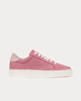Helier Suede Pink / Bone Low Top Sneakers