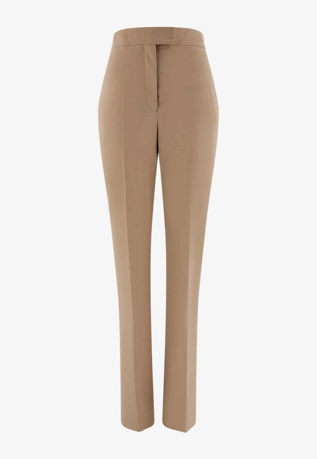 High-Waist Wool Pants