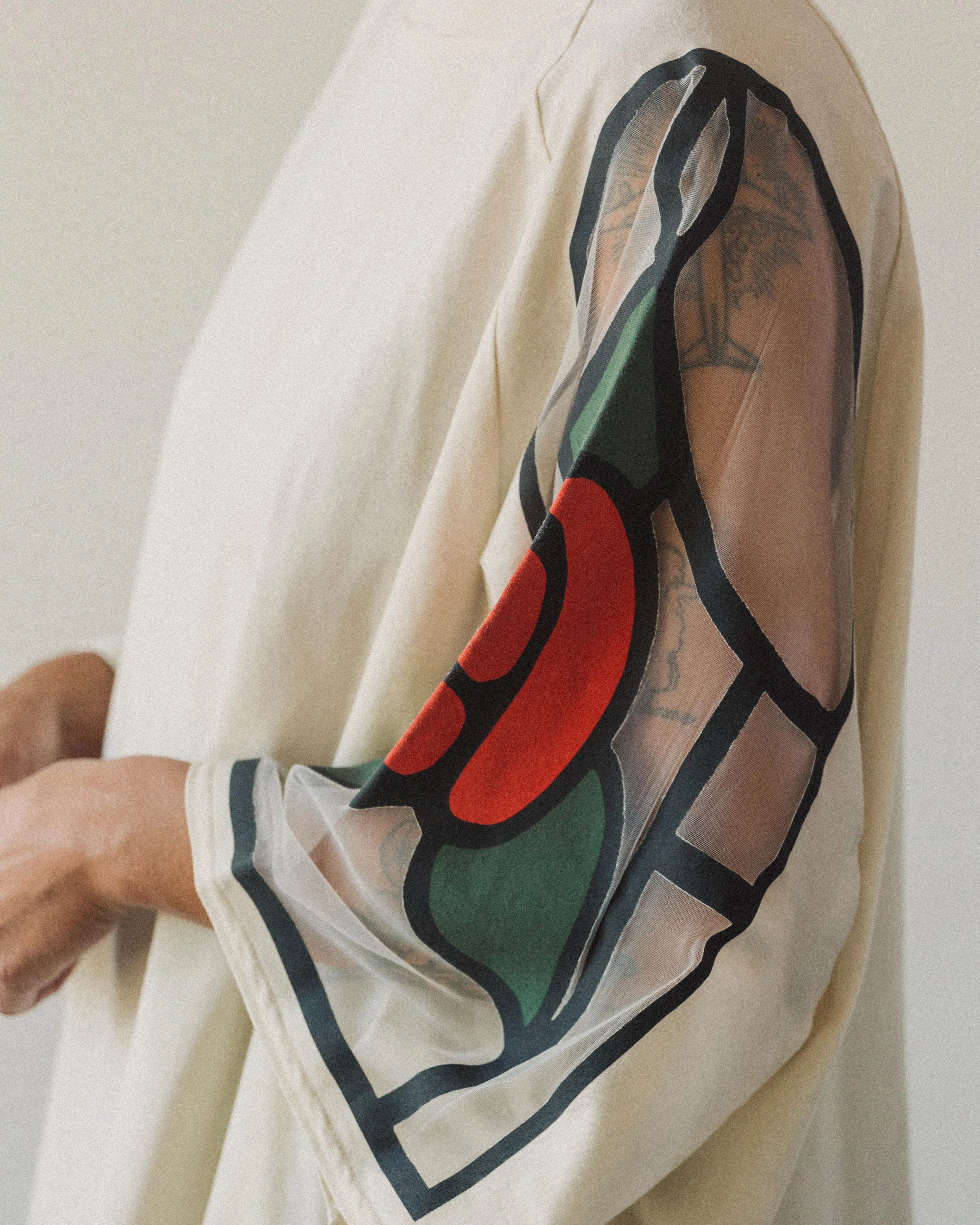 Kapital Huge Tee, Stained Glass Burn-Out