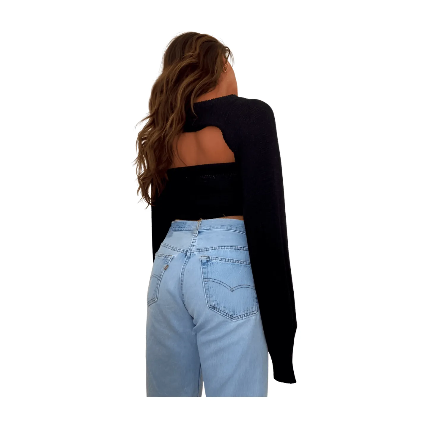 Knit Tube Top and Shrug Set