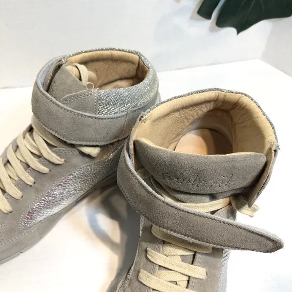 MANAS SURTEFIL Cement & Silver Metallic Sneakers 9.5
