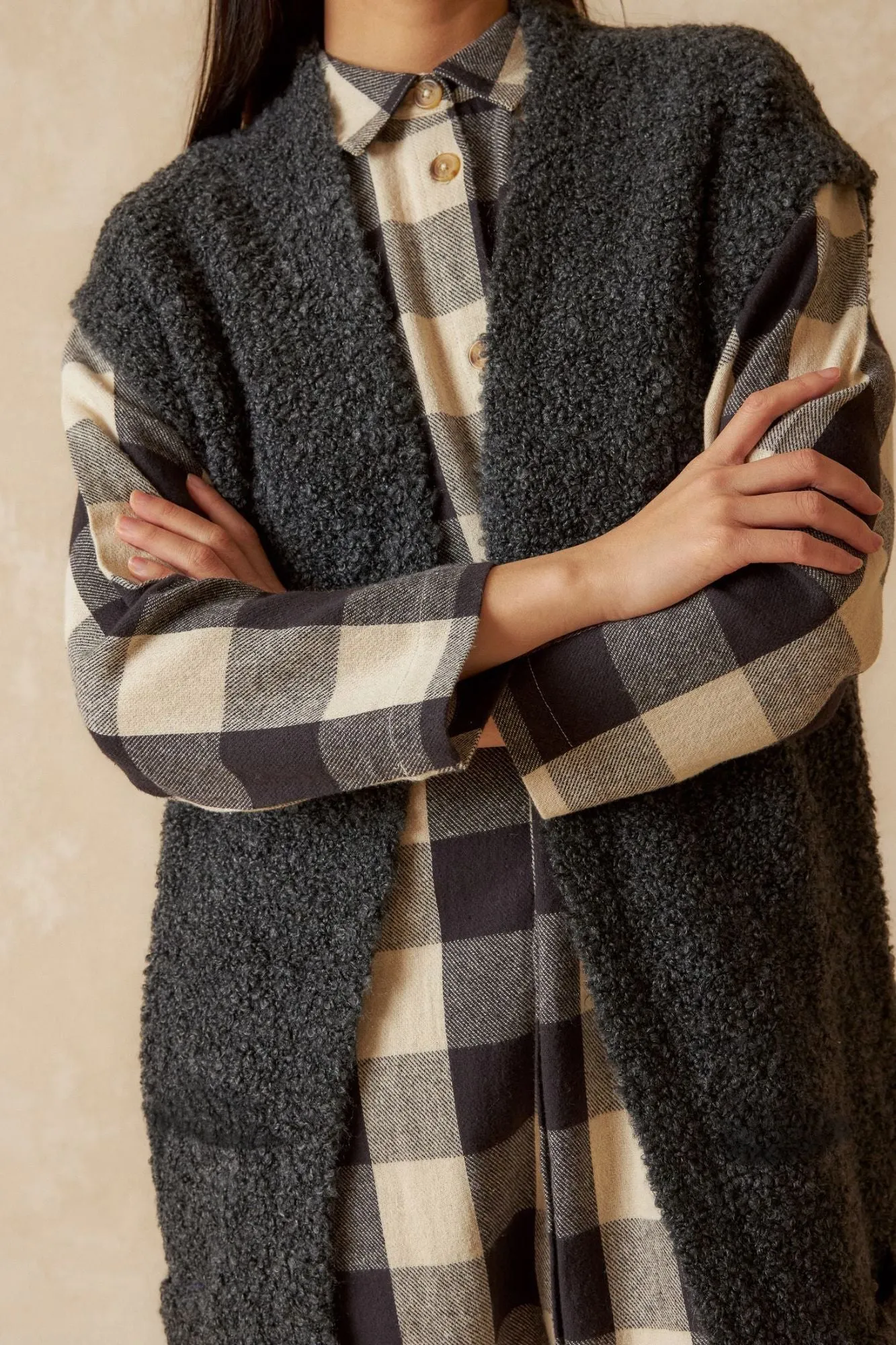 Maxi Knitted Vest