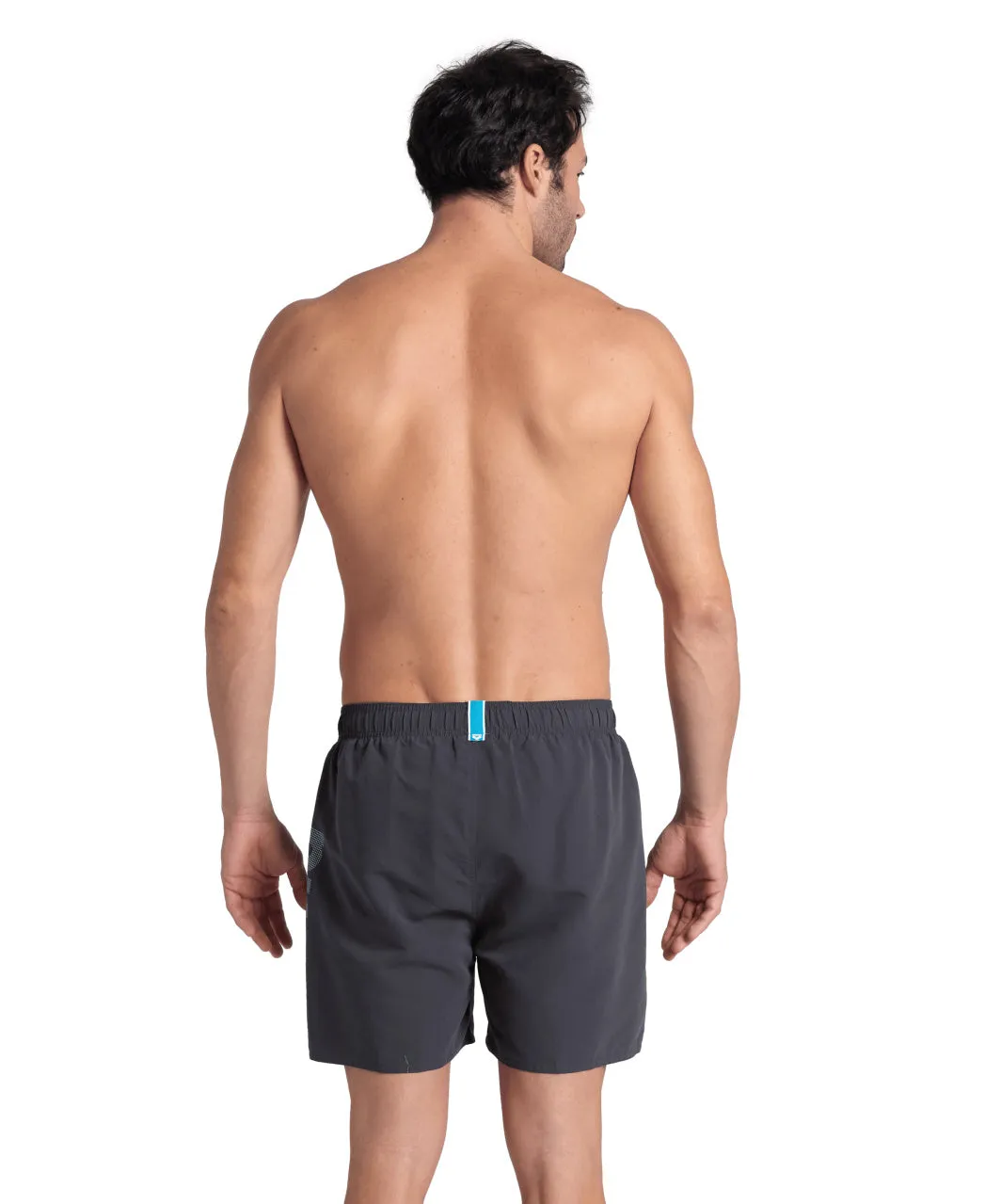 Men's arena fundamentals logo R boxer - Asphalt-water
