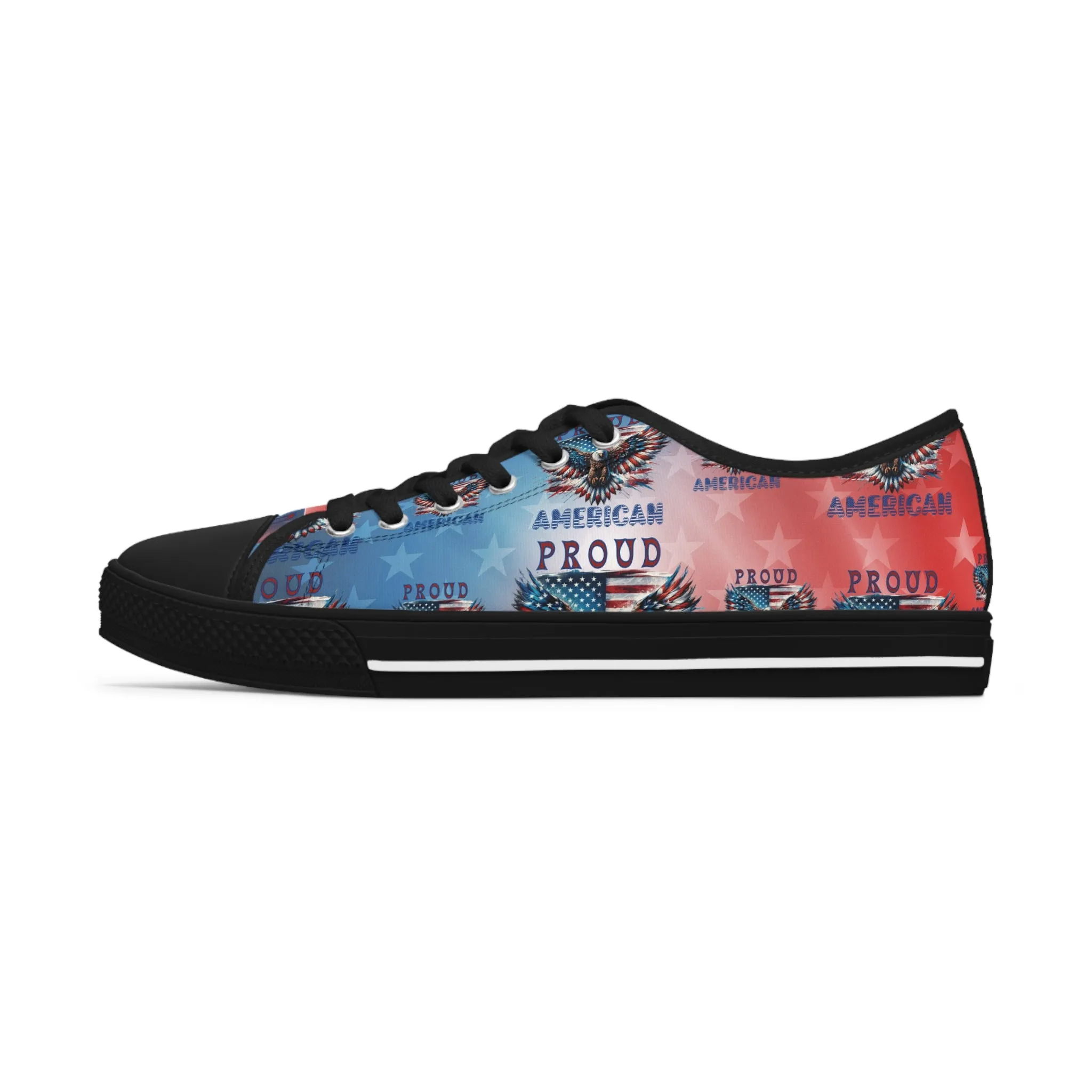 Patriotic American Flag and Eagle Sneakers Step Out in Style with Stunning USA Symbol! Perfect for Everyday Wear and Proud Americans. Durable, High-Quality Footwear Everyday Activities