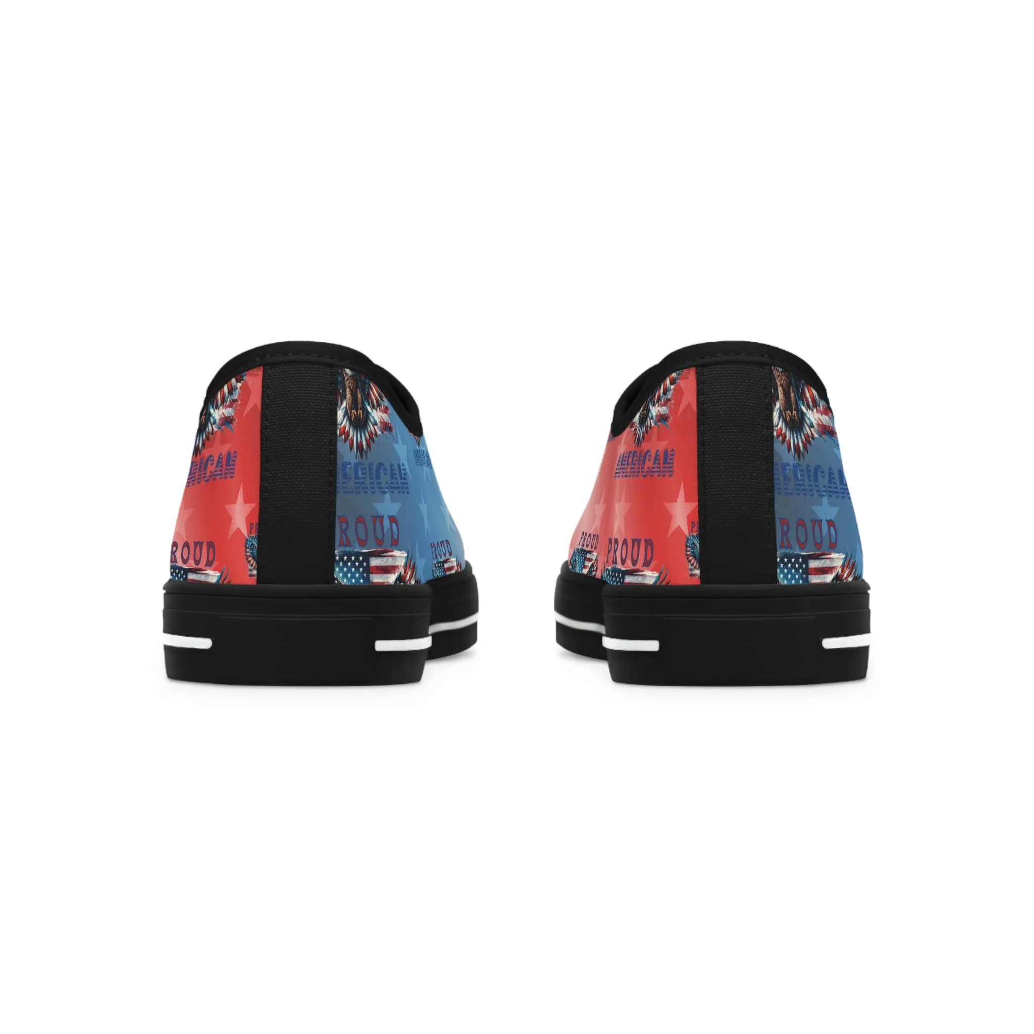 Patriotic American Flag and Eagle Sneakers Step Out in Style with Stunning USA Symbol! Perfect for Everyday Wear and Proud Americans. Durable, High-Quality Footwear Everyday Activities