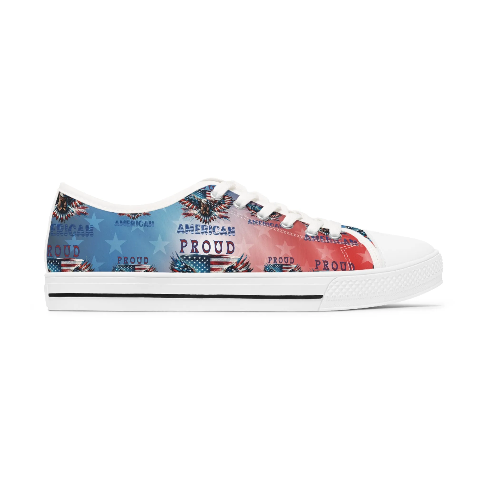 Patriotic American Flag and Eagle Sneakers Step Out in Style with Stunning USA Symbol! Perfect for Everyday Wear and Proud Americans. Durable, High-Quality Footwear Everyday Activities