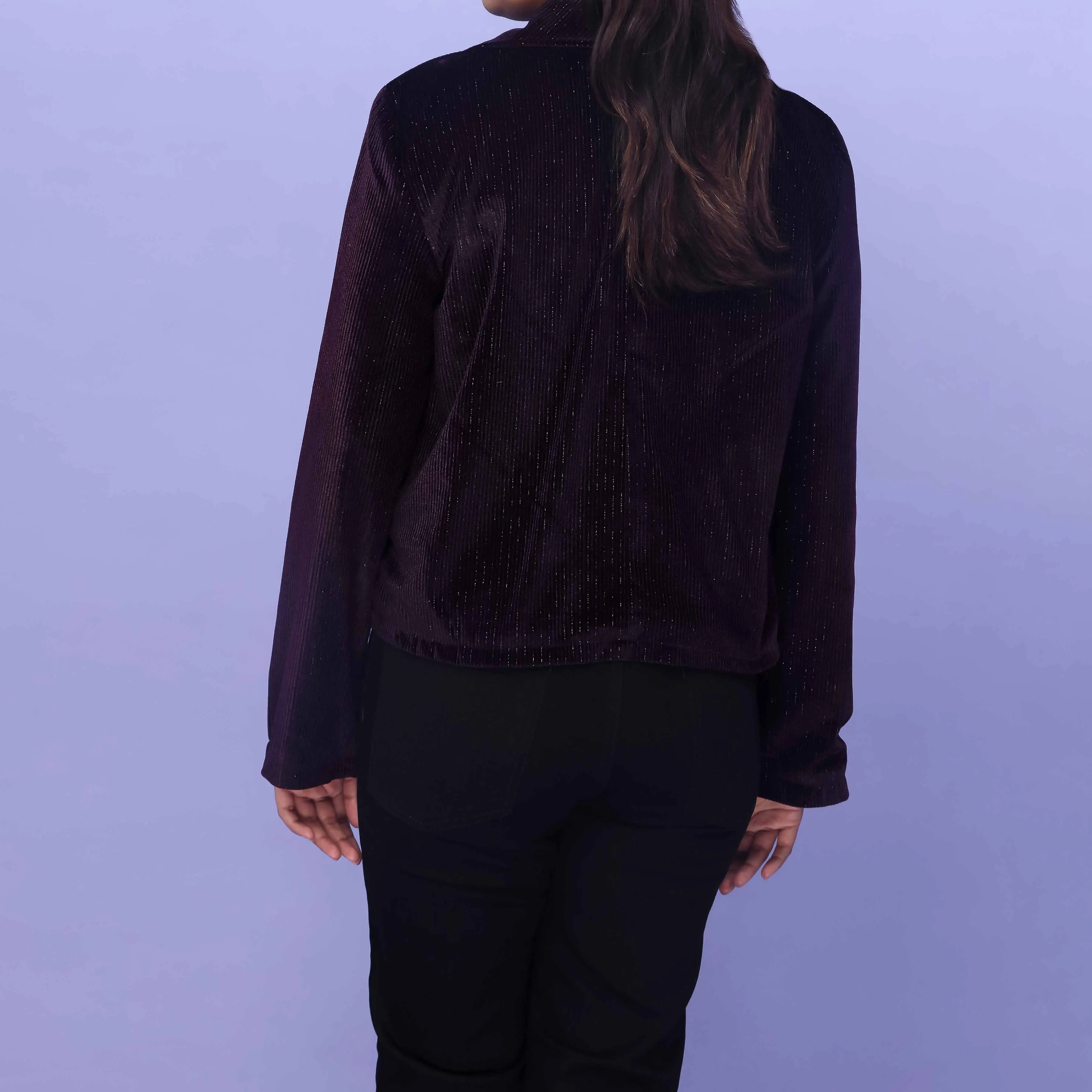 Purple Velvet Jacket PW4275
