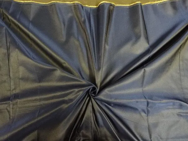SILK DUTCHESS LIME GREEN X NAVY BLUE 60" wide [6121]