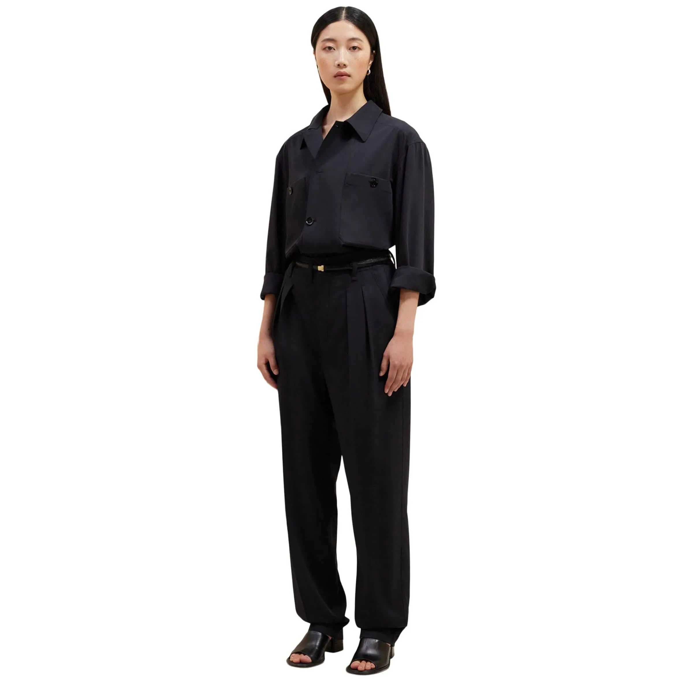 TAILORED PLEATED PANTS