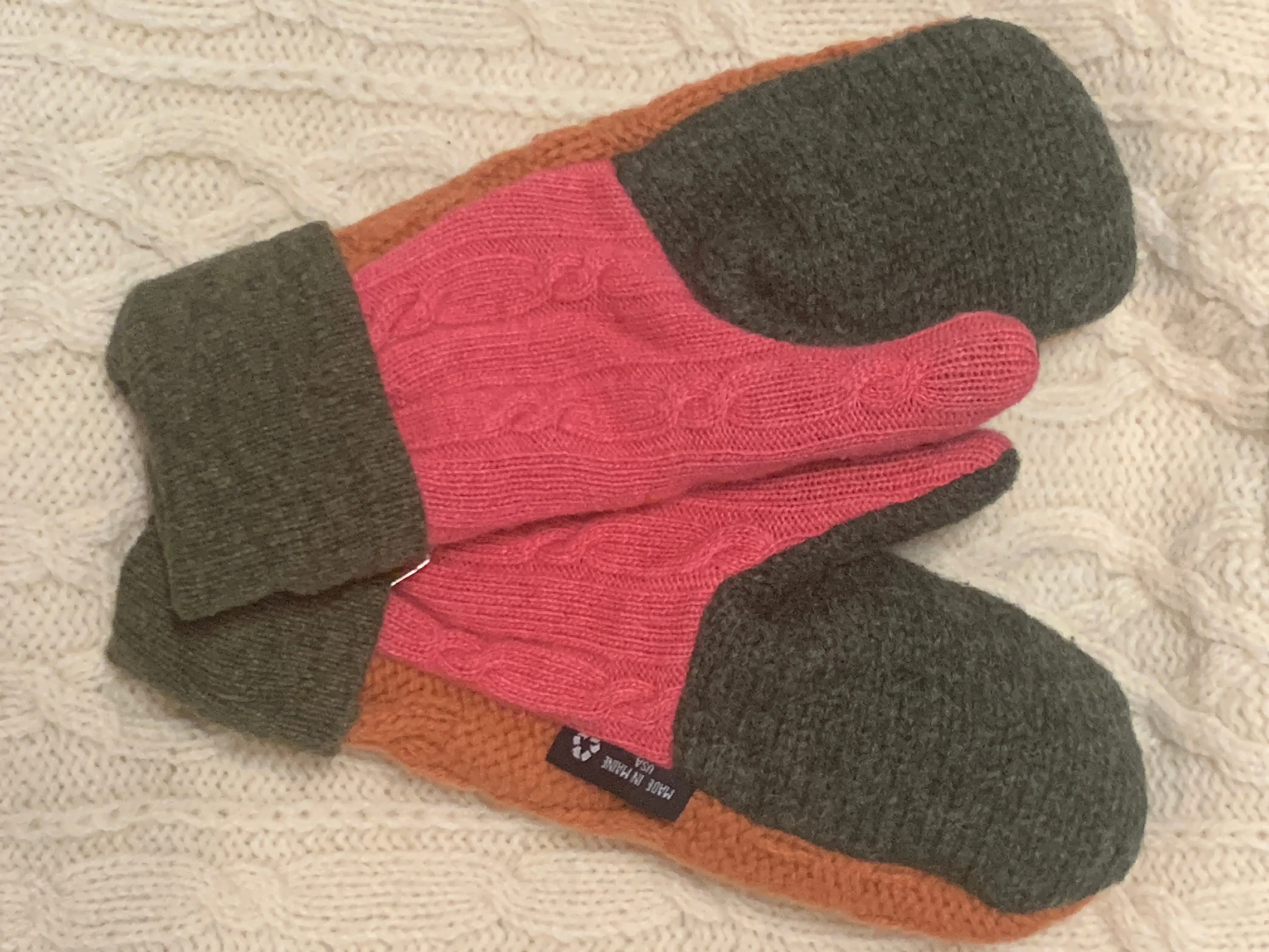 UpCycled Wool Mittens