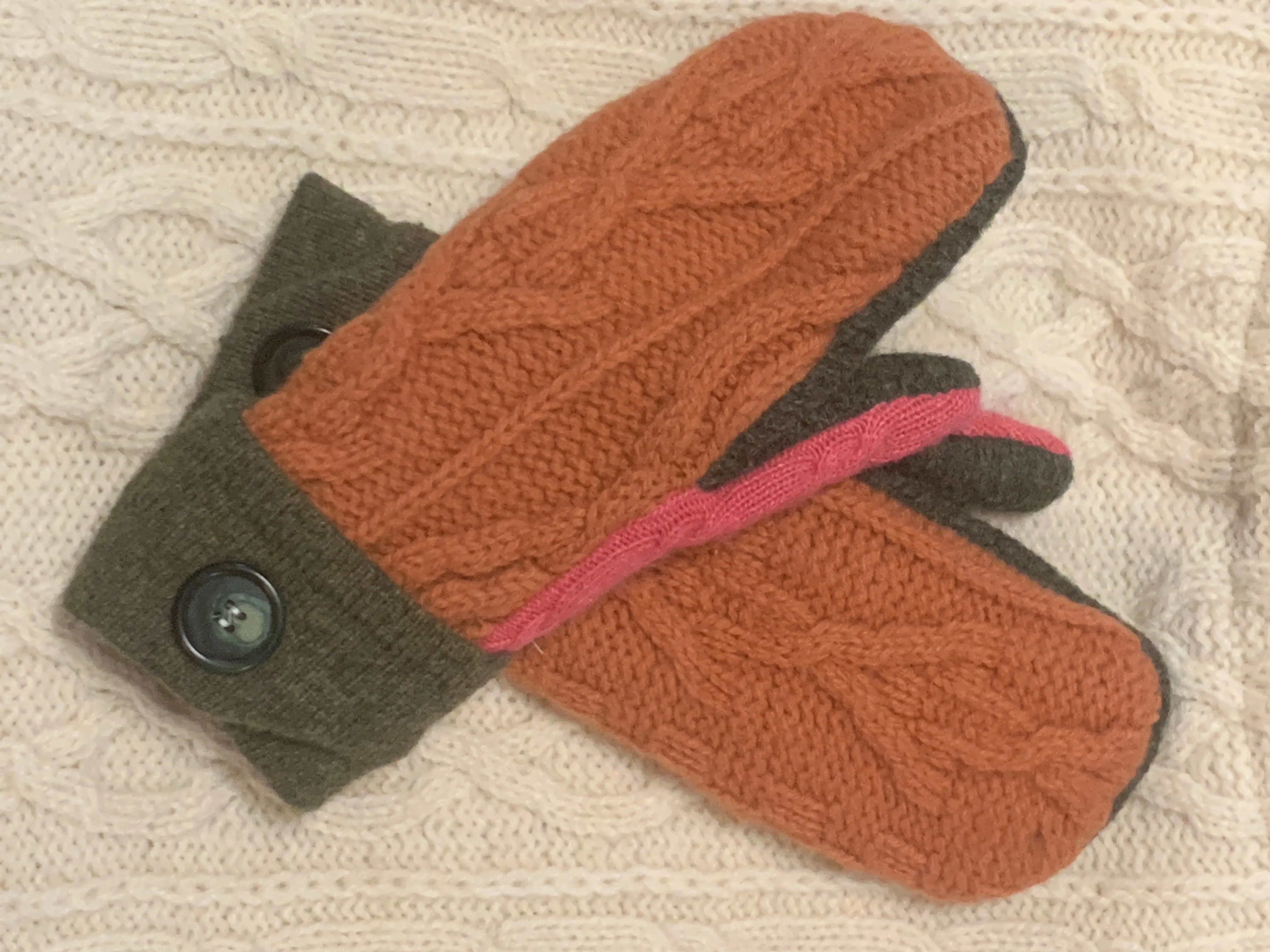 UpCycled Wool Mittens