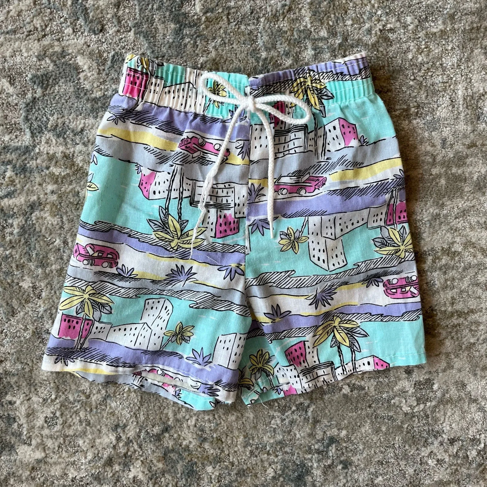 Vintage Pixie Playmates Beach City Shorts 3T USA