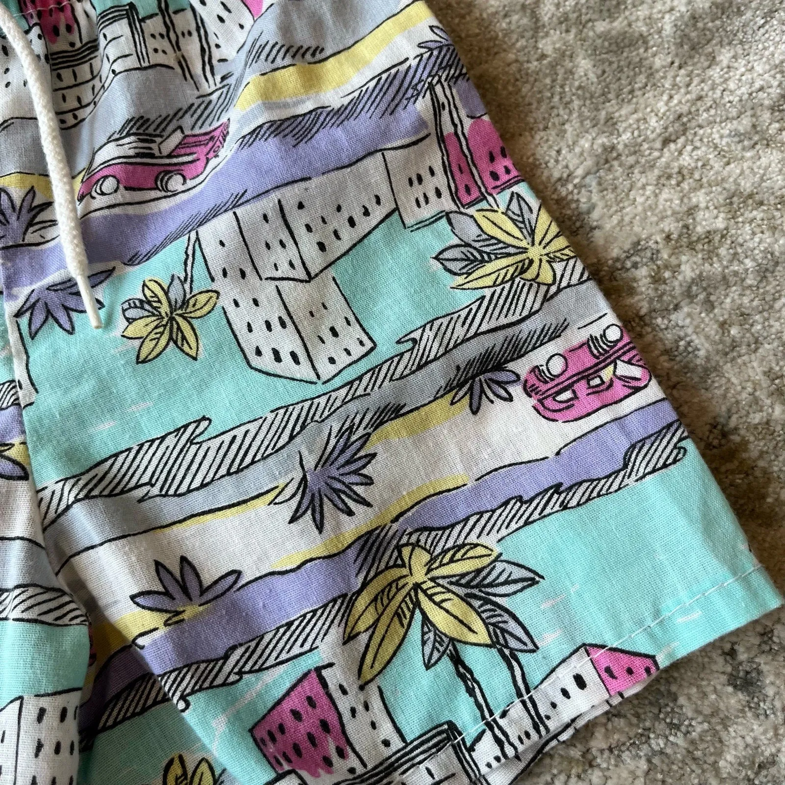 Vintage Pixie Playmates Beach City Shorts 3T USA