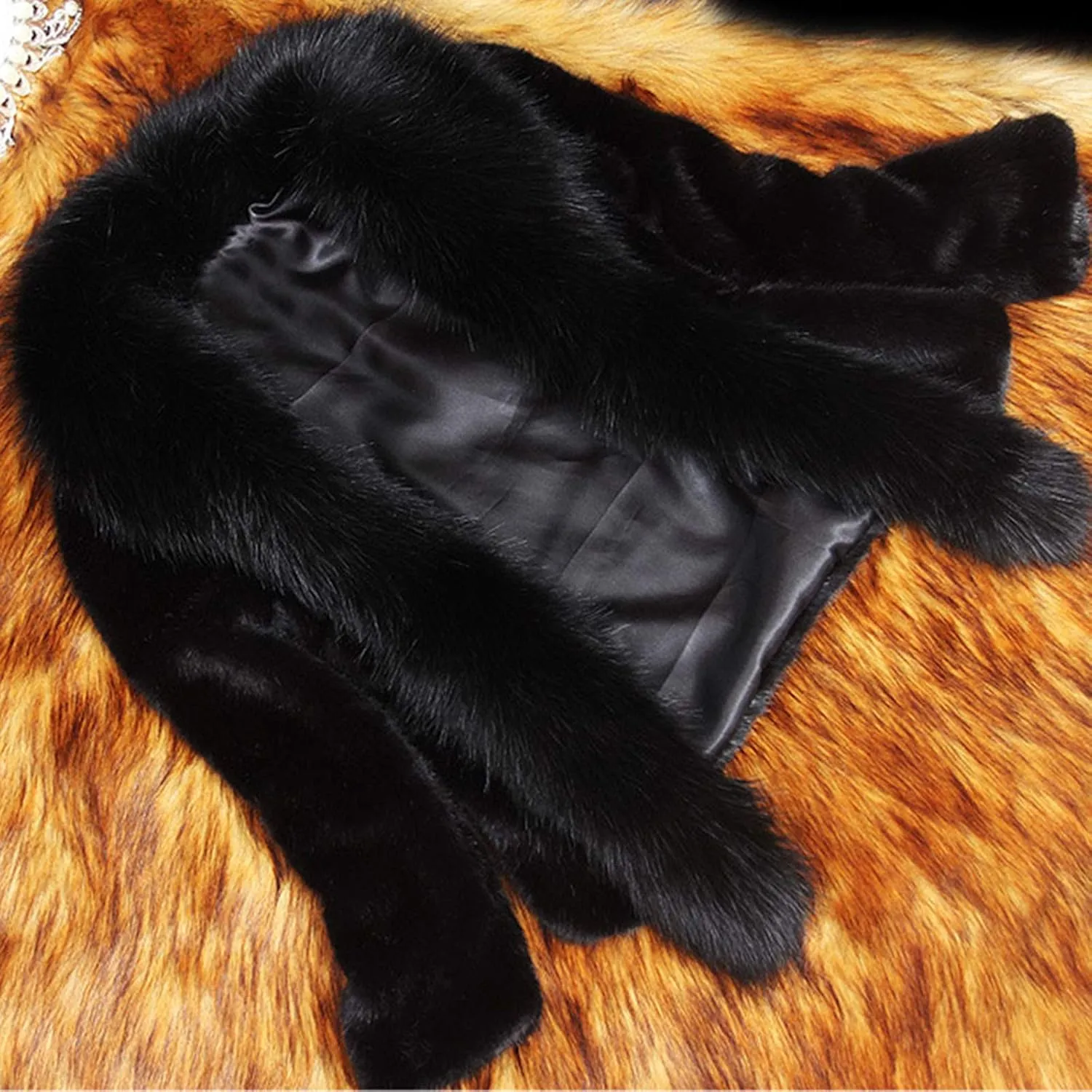 Women's Faux Fur Jacket Shawl Overcoat 2024 Winter Fashion Evening Party Warm Coats Thick Jackets Open Front Cardigan